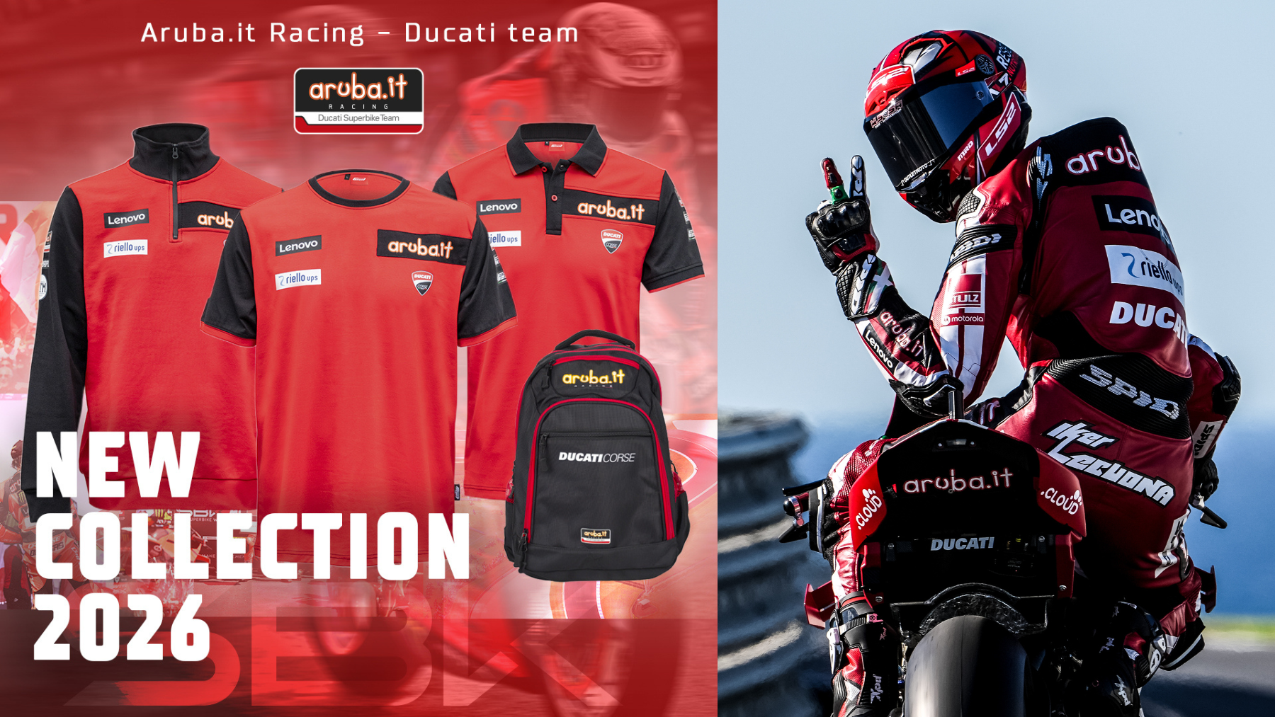 The 2026 aruba.it Racing Ducati WorldSBK collection it's here