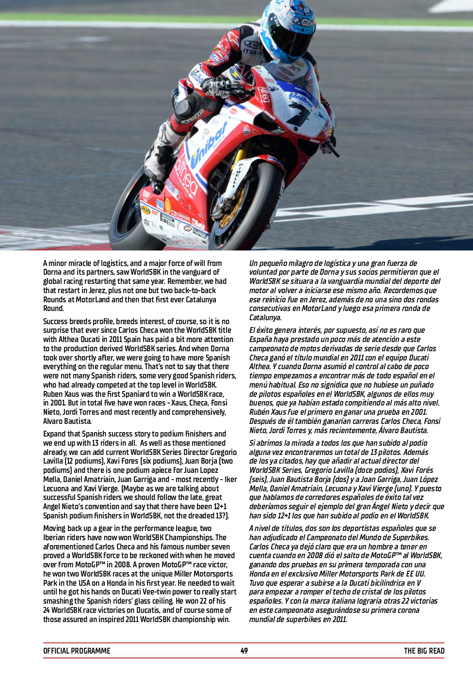 2024 JEREZ OFFICIAL PROGRAMME