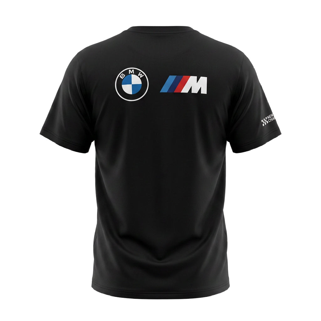 BMW MOTORSPORT CHEQUERED FLAG MEN'S T-SHIRT