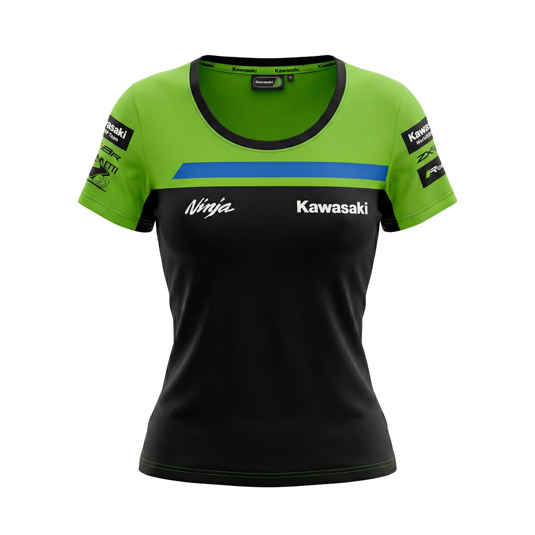 KAWASAKI WORLDSBK TEAM 2026 WOMEN'S T-SHIRT – WorldSBK Store