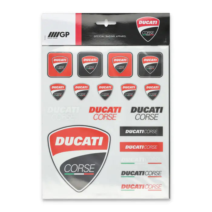 DUCATI CORSE BIG STICKER SET