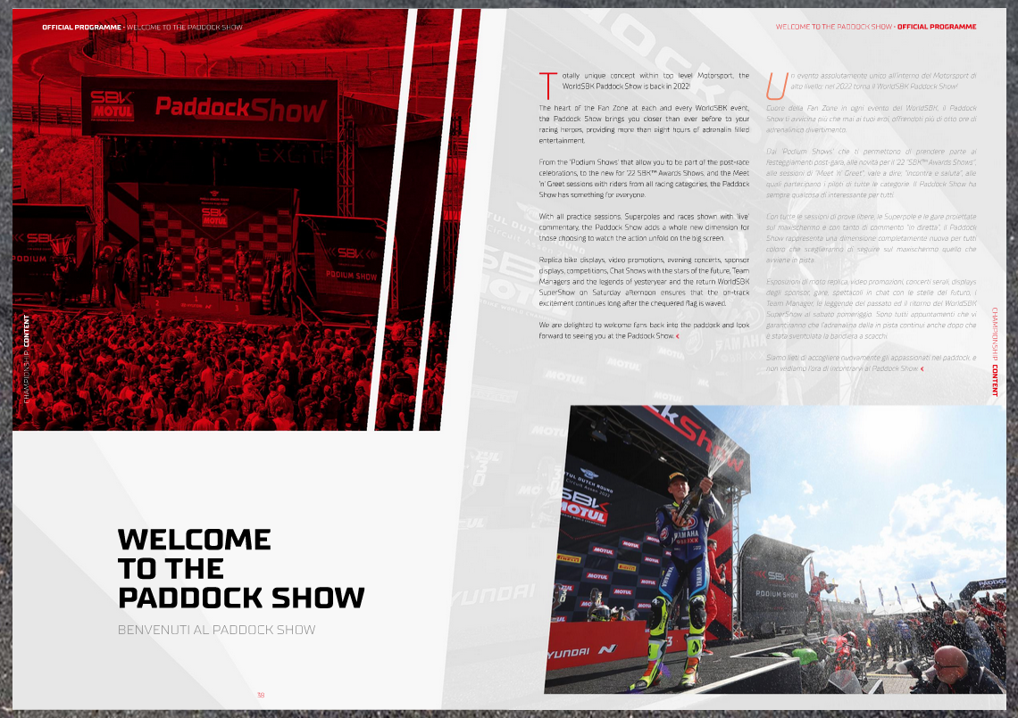 PROGRAMA OFICIAL MISANO