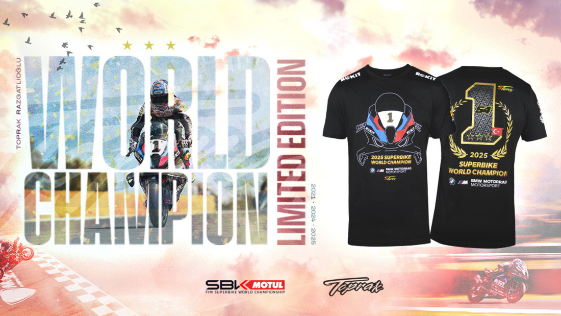 Toprak 2025 Superbike Champion T-Shirt: celebrate the final chapter of a SBK Legend!
