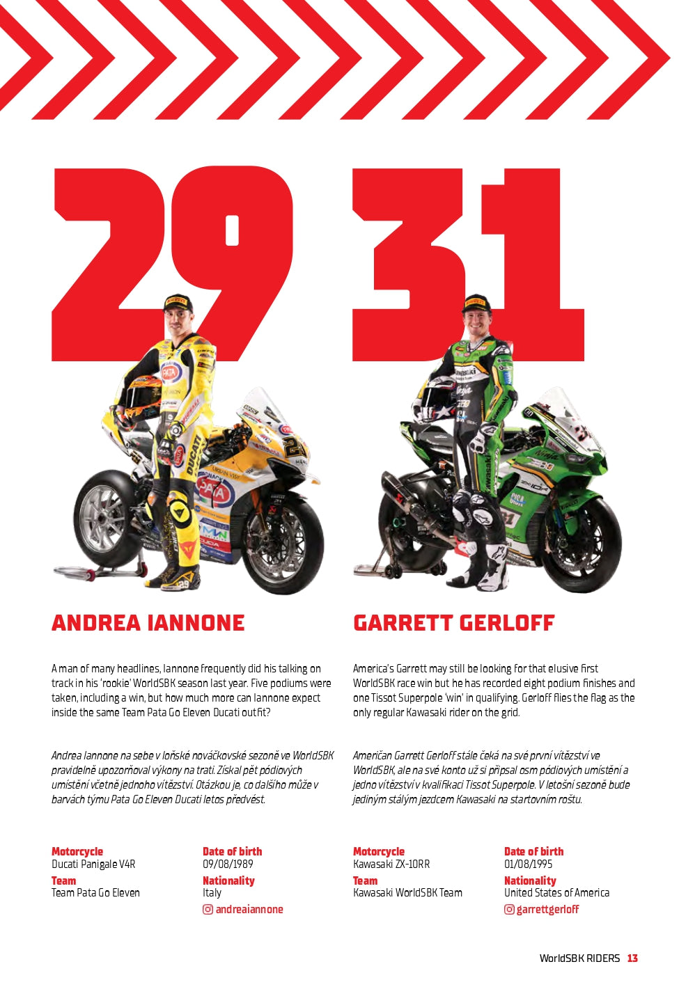 2025 MOST OFFICIAL PROGRAMME WORLDSBK