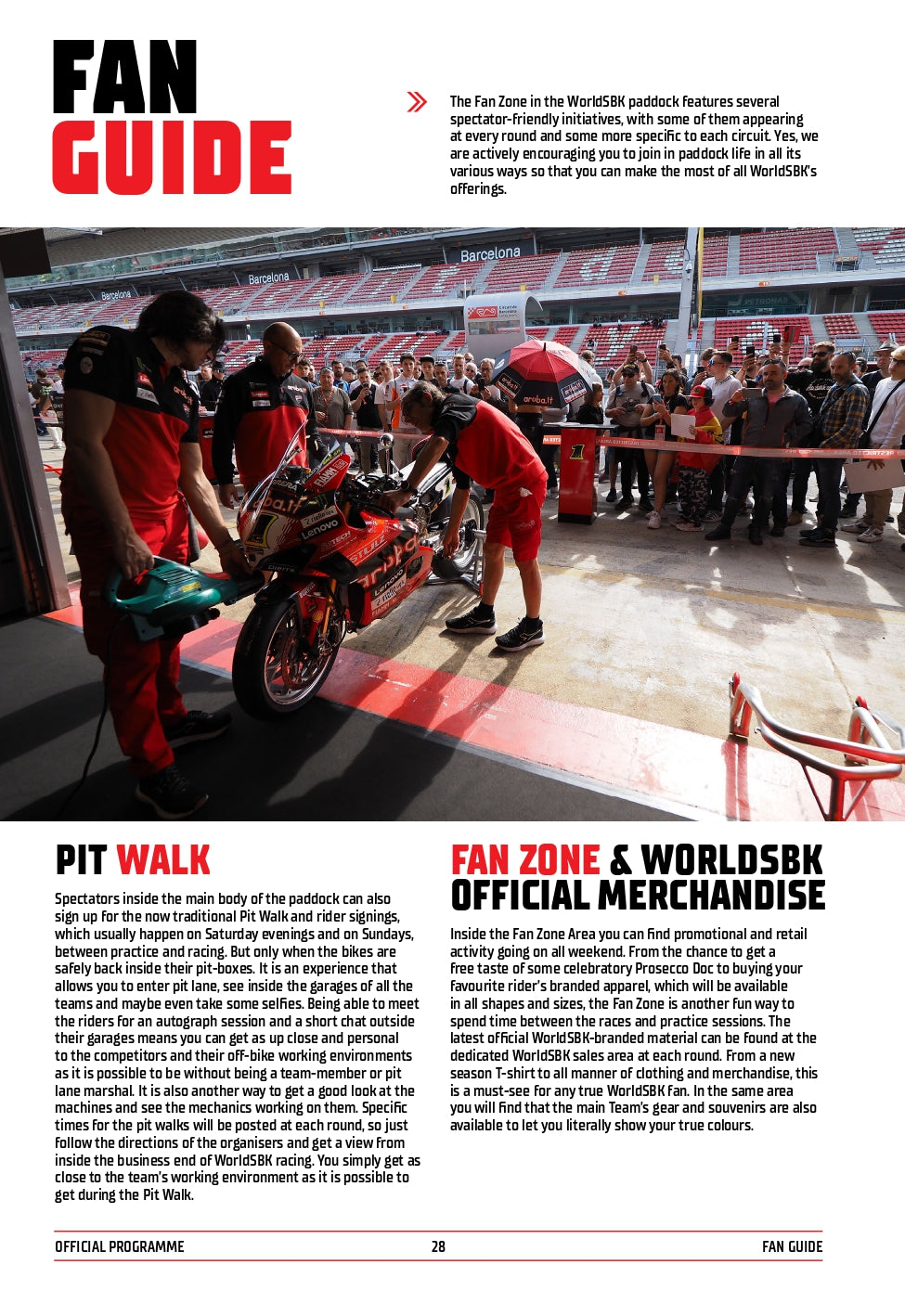 2024 UK OFFICIAL PROGRAMME WORLDSBK