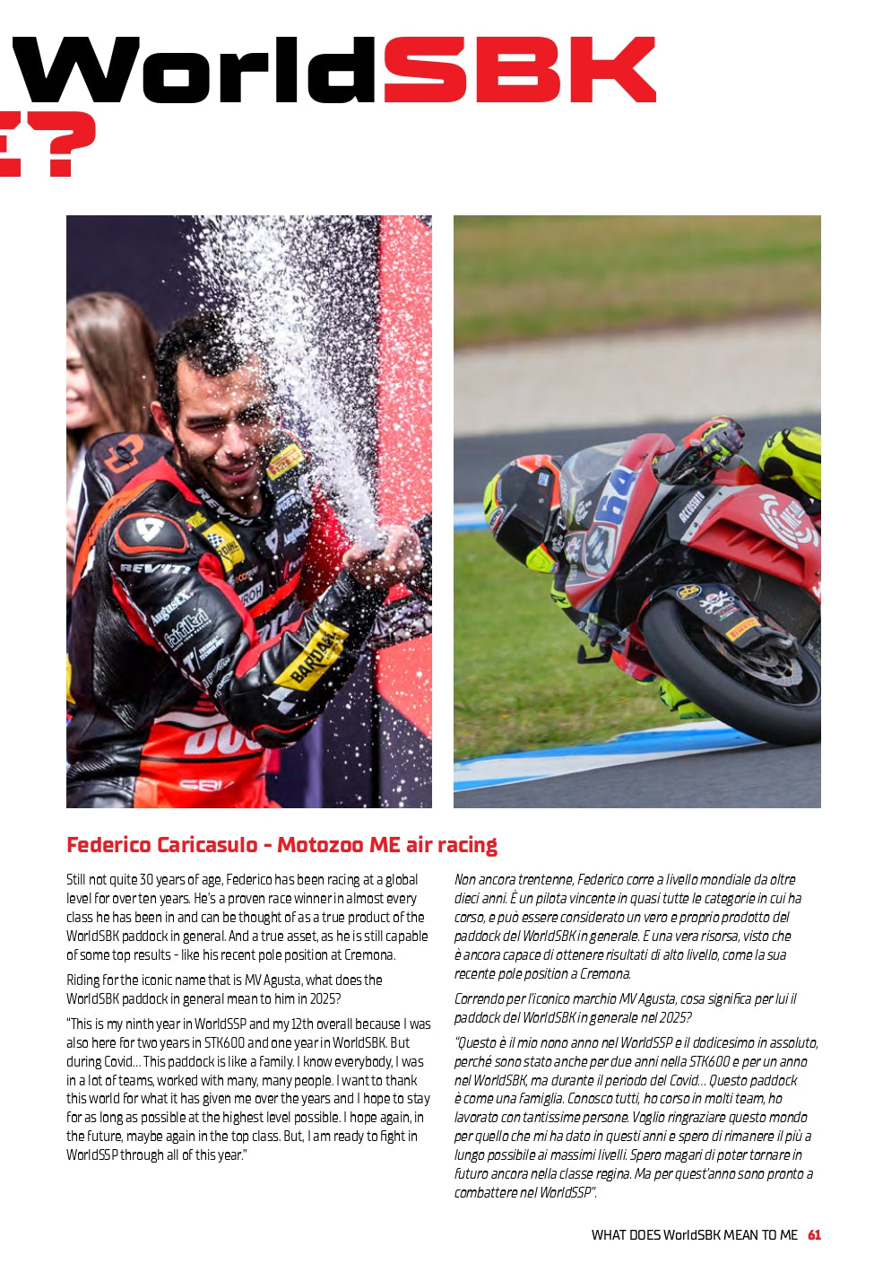 2025 MISANO OFFICIAL PROGRAMME WORLDSBK