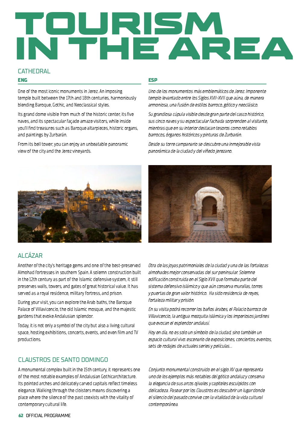 2025 JEREZ OFFICIAL PROGRAMME