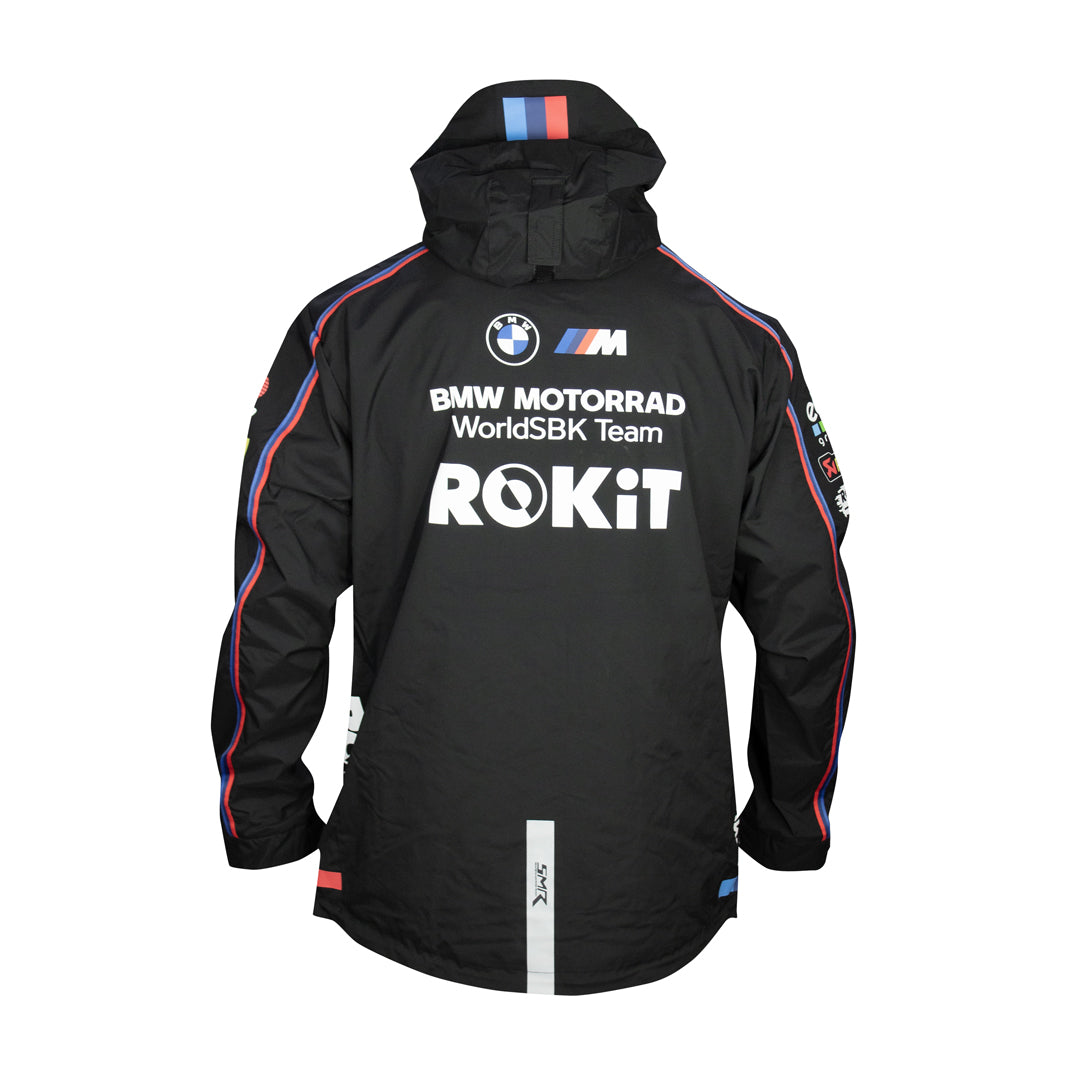 BMW ROKIT MEN'S ALL BLACK WOVEN RAIN JACKET