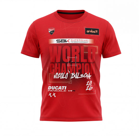 NICOLÒ BULEGA WORLD CHAMPION 2026 T-SHIRT