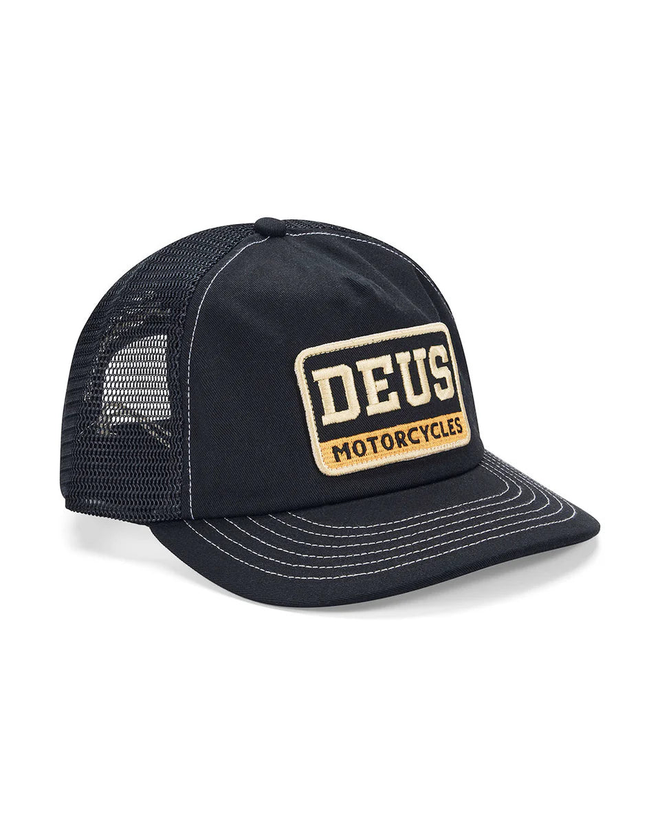 DEUS MALDEN TRUCKER CAP - BLACK