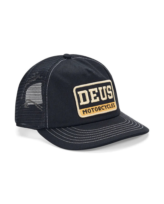 DEUS MALDEN TRUCKER CAP - BLACK
