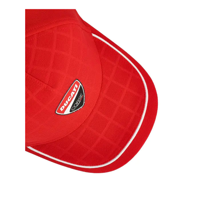 DUCATI CORSE TECHNICAL BASEBALL CAP DEBOSSED GRID