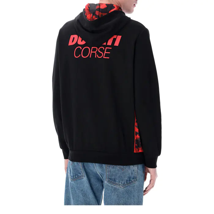 DUCATI CORSE MAN HOODIE CAMO DETAILS