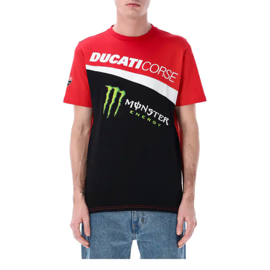 DUCATI CORSE X MONSTER ENERGY T-SHIRT MAN