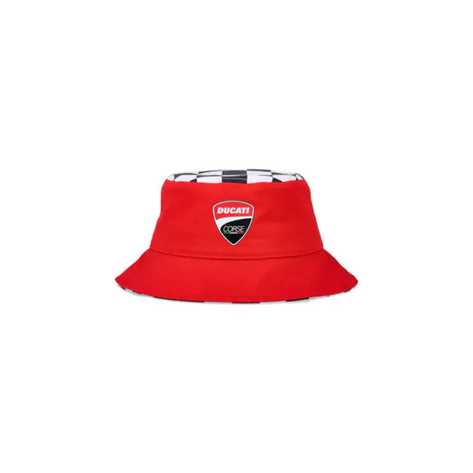 DUCATI CORSE KID BUCKET CHEQUERED FLAG CAP