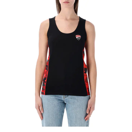 DUCATI CORSE WOMAN TANK-TOP CAMO DETAILS